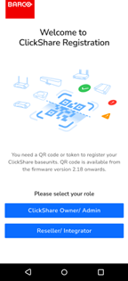Role selection on mobile
