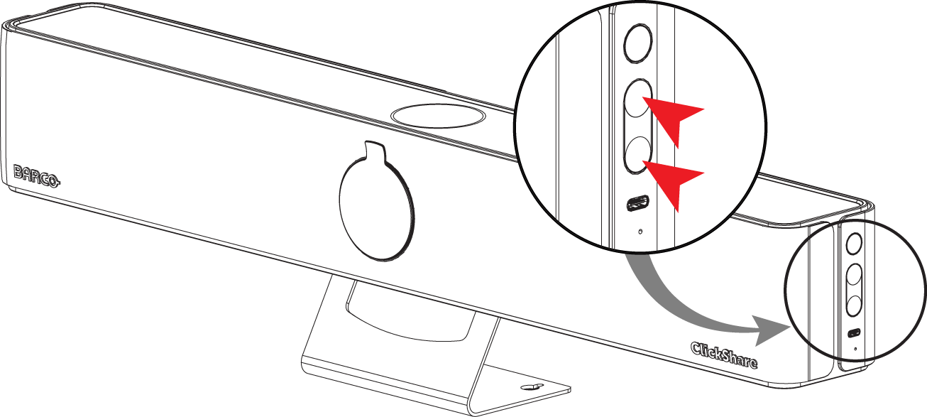 clickshare_bar_volume_control_buttons.png