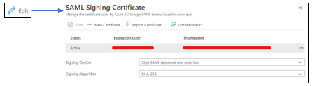 sign SAML response and assertion