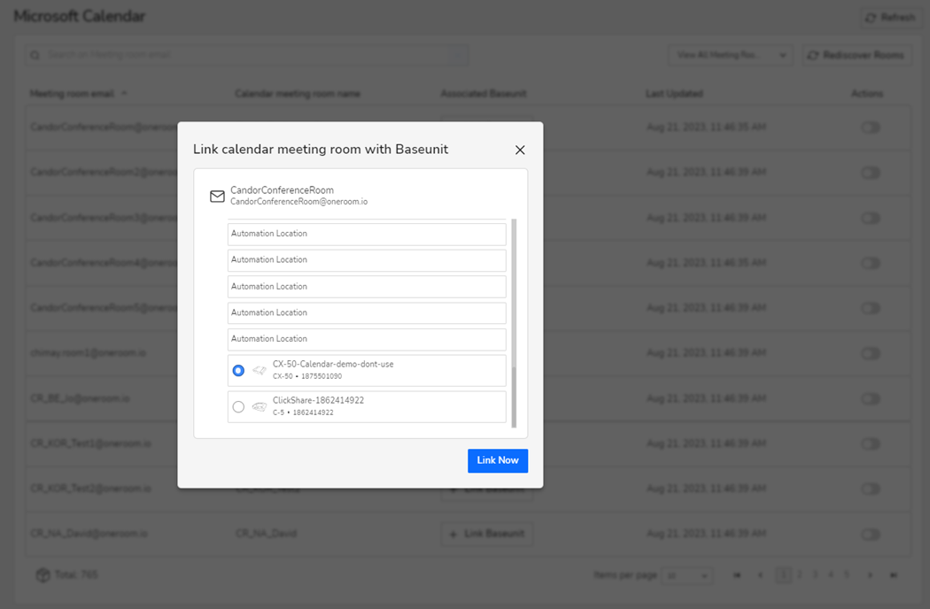 ClickShare C10 Knowledge Base How to enable calendar integration