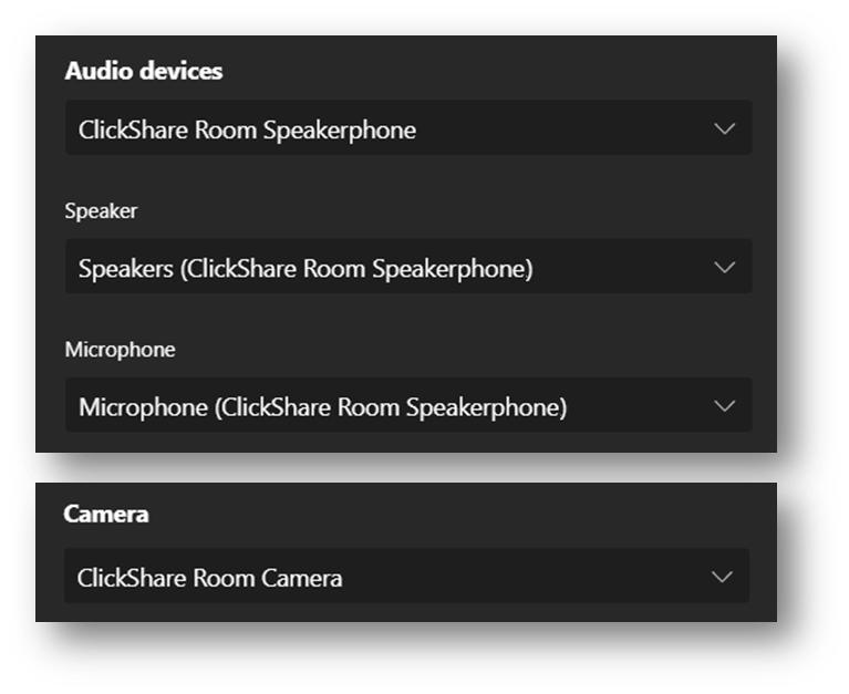 Devices in Teams