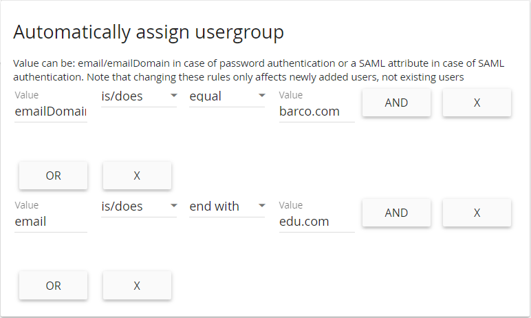 weConnect User groups
