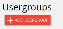weConnect User groups