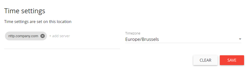 weConnect Location settings