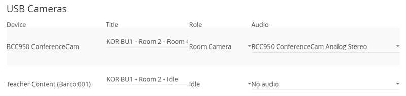 weConnect room configuration