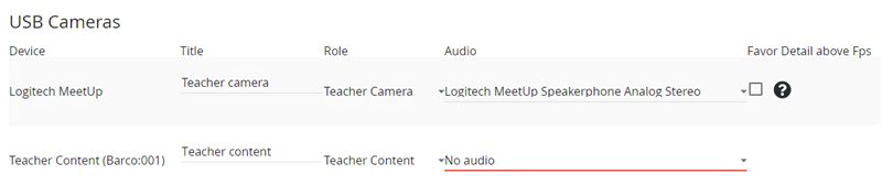 weConnect room configuration