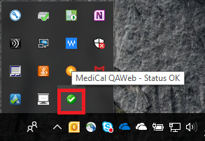 Medical QAWeb Agent trayicon