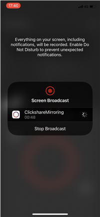 Stop Broadcast