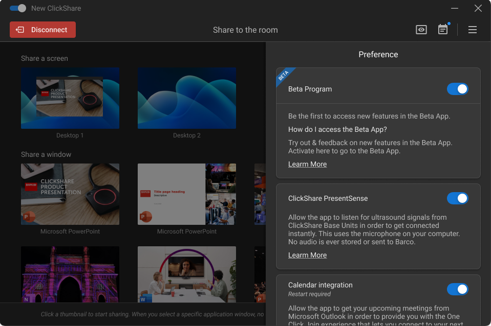 ClickShare Apps Beta Community - Barco