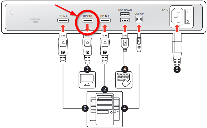 DisplayPort out