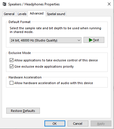 Audio is missing on my Windows PC when sharing via Desktop App - Barco