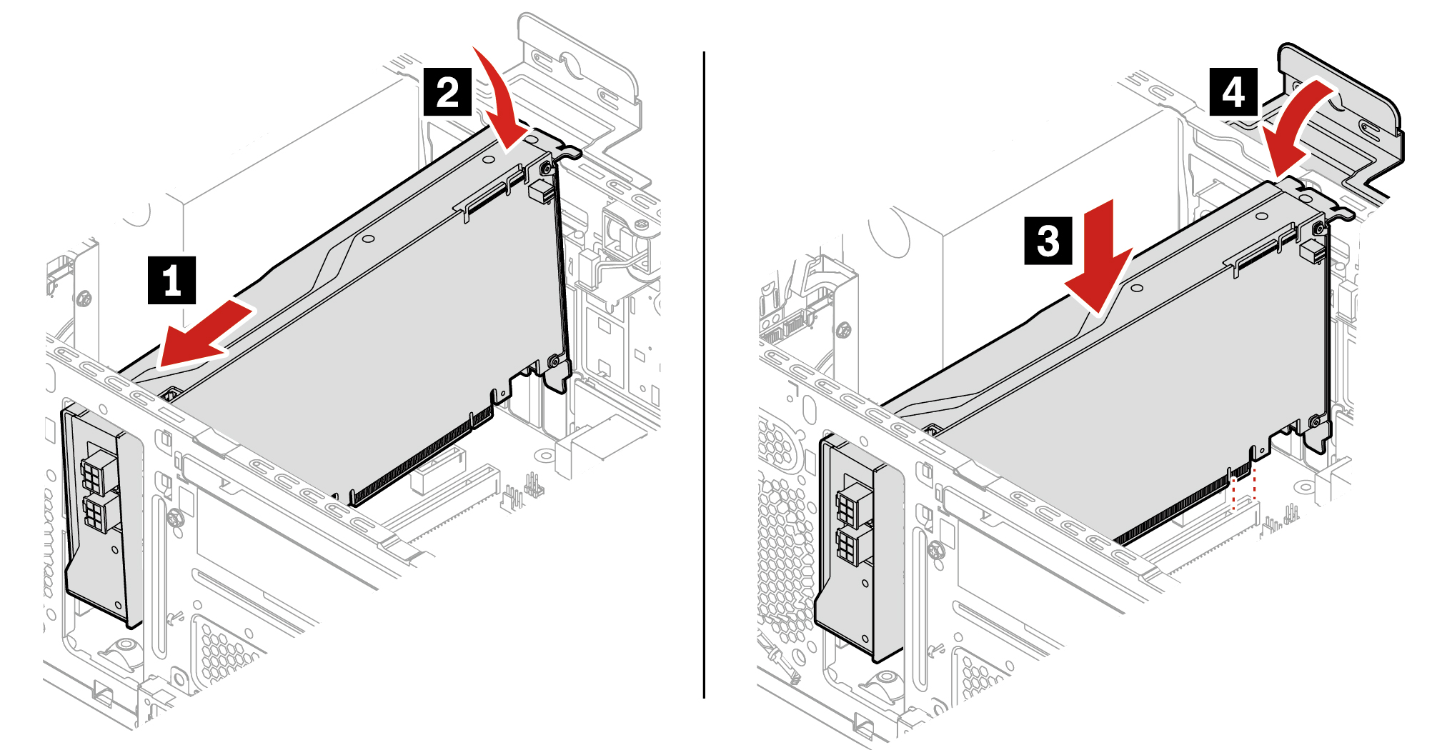 Installation and removal of the MXRT- 7600 & 8700 from the Lenovo