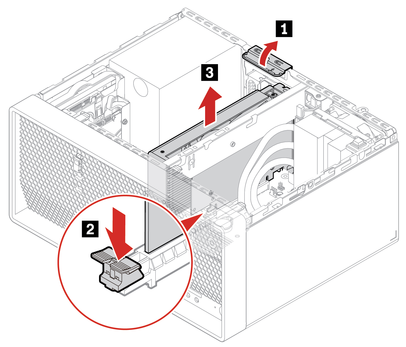 Installation and removal of the MXRT- 7600 & 8700 from the Lenovo